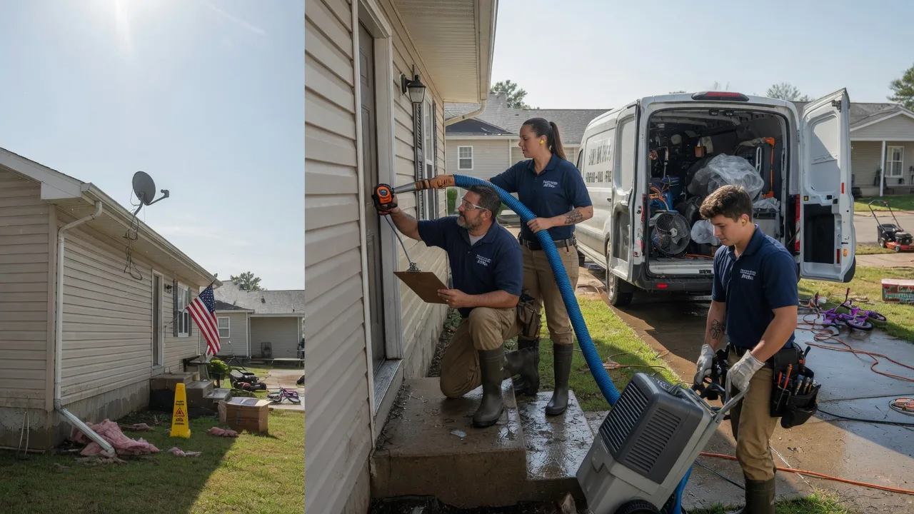 Ceiling Water Damage Restoration in Knoxville, TN near me